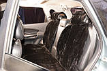 Хутряні накидки з овечої вовни на сидіння, автокрісла Від виробника, натуральні, фото 7