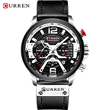 Годинник Curren 8329 Premial wach Black-Silver з титановим корпусом 100% Оригінал!, фото 5
