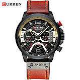 Годинник Curren 8329 wach Black-Brown з хронографом, 100% Оригінал!, фото 3