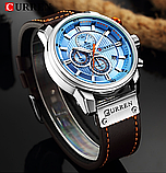 Водонепроникні Годинники Curren PRIME з хронографом Топ бренд класу люкс, фото 4