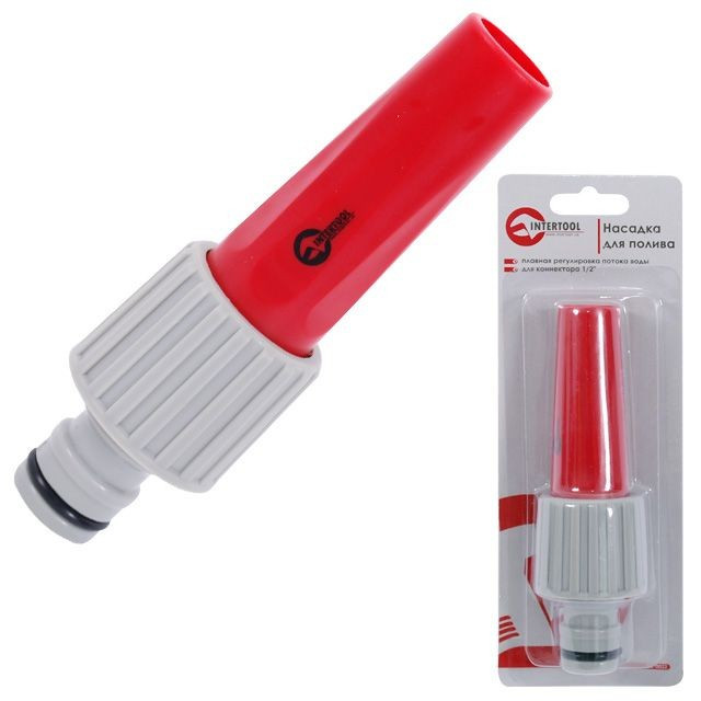 Насадка для поливання з плавним регулюванням потоку води для конектора 3/4" INTERTOOL GE-0022, фото 1