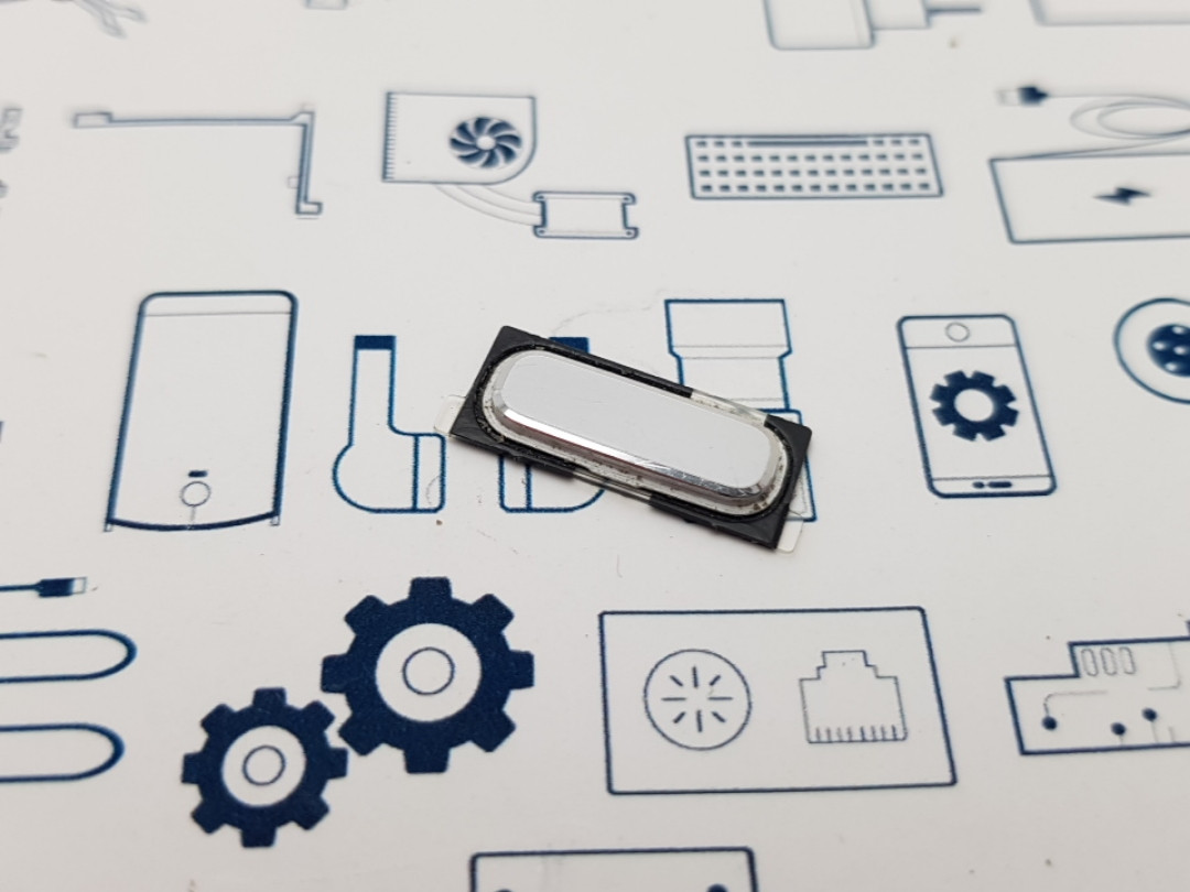 Кнопка додому пластик samsung gt-i9192 біла сервісний оригінал з розборки, фото 1