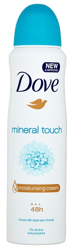 Дезодорант Dove спрей touch Mineral 150 мл антиперспірант