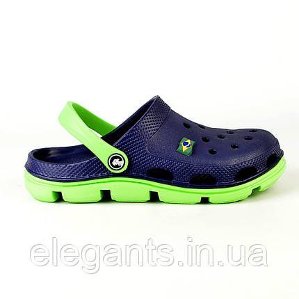 Сабо жіночі з ЕВА Jose Amorales Синьо-салатові, фото 2