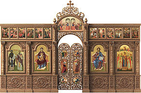 Іконостас різьблений IKN_0100