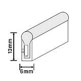 Світлодіодний неон 6x12 12V 2835(120LED/м) для реклами, фото 3