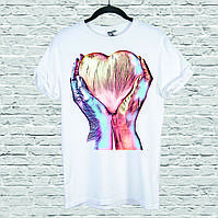 Футболка YOUstyle Heart 0120 XXL White