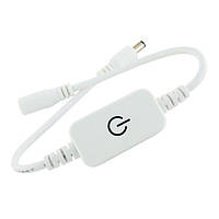 Диммер (сенсорний вимикач) 6A M-T71 Touch White (1 канал) для світлодіодної стрічки