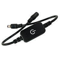 Диммер (сенсорний вимикач) 6A M-T72 Touch Black (1 канал) для монохромної світлодіодної  стрічки