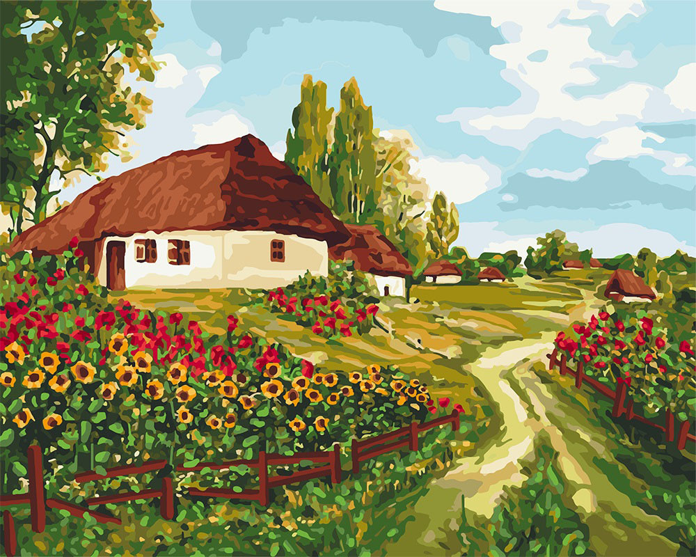 Розмальовка для дорослих Ідейка Українськими стежками (KHO2277) 40 х 50 см (Без коробки)