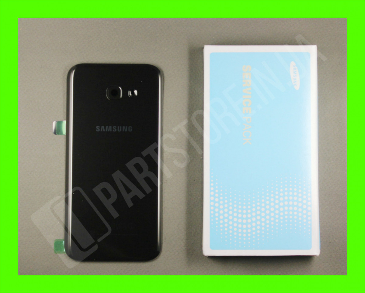 Кришка Samsung A520 Black A5 2017 (GH82-13645A) сервісний оригінал