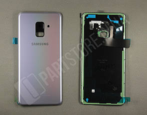 Кришка Samsung A530 Grey A8 2018 (GH82-15591B) сервісний оригінал, фото 2