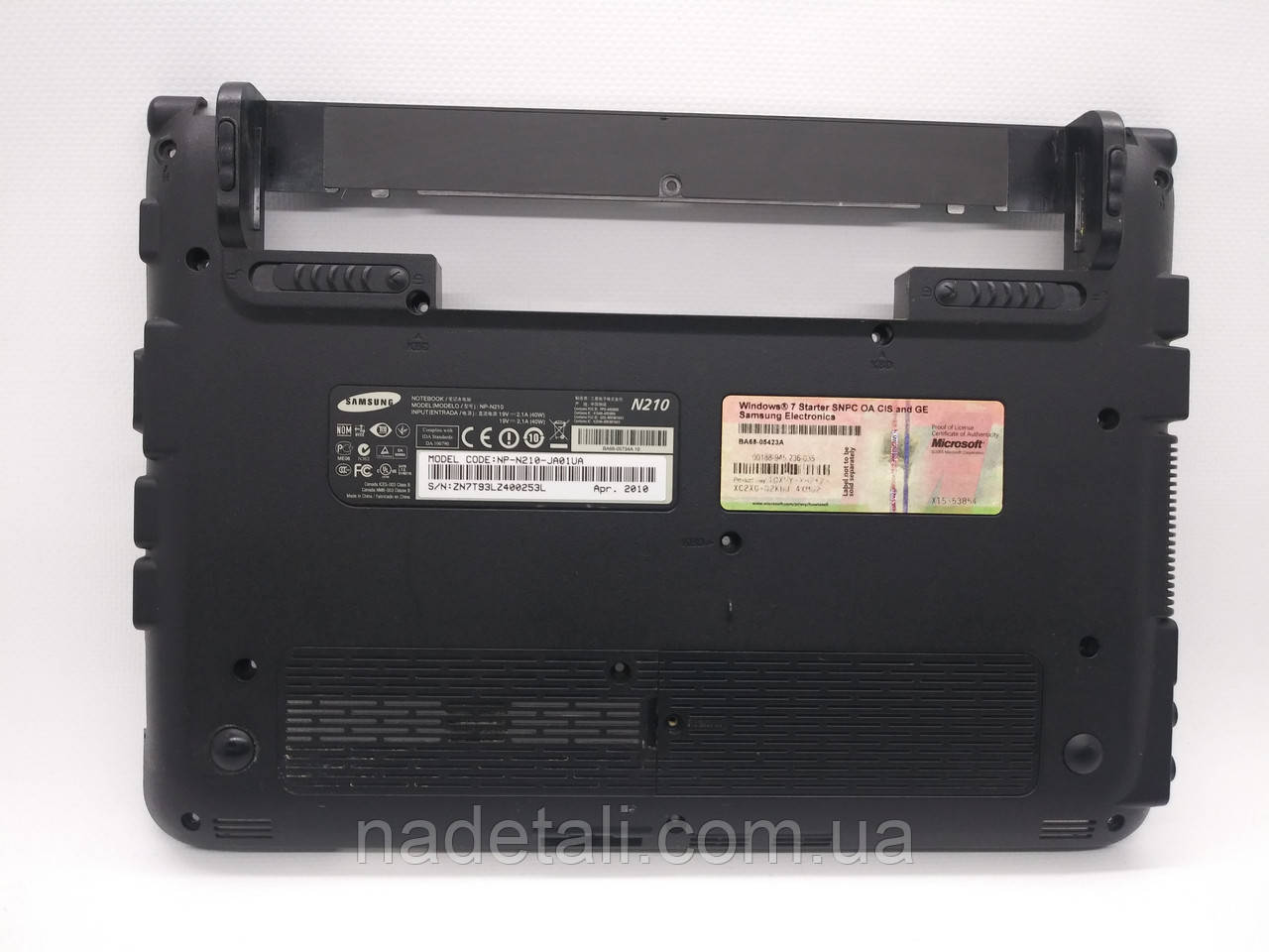 Нижня частина Samsung N210 BA75-02393B
