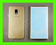 Кришка Samsung A730 Gold A8 Plus 2018 (GH82-15629C) сервісний оригінал