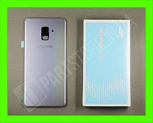 Кришка Samsung A730 Grey A8 Plus 2018 (GH82-15629B) сервісний оригінал, фото 2