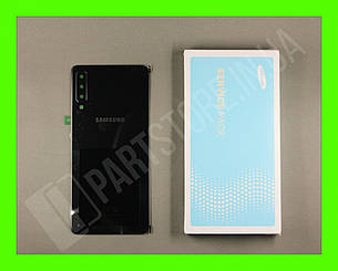 Кришка Samsung A750 Black A7 2018 (GH82-18103A) сервісний оригінал, фото 1