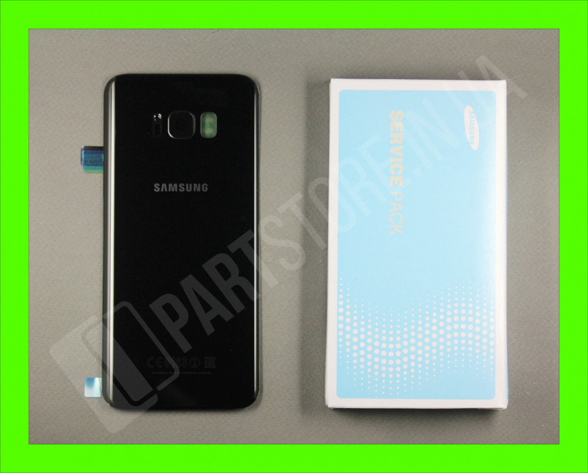 Кришка Samsung G955 Black S8 Plus (GH82-14038A) сервісний оригінал