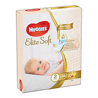 Подгузники Huggies Elite Soft 2 Хаггис элит софт ( 66 шт / 4-6 кг)