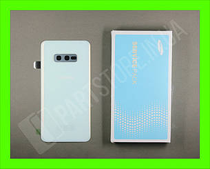 Кришка Samsung G970 White S10E (GH82-18639B) сервісний оригінал, фото 1