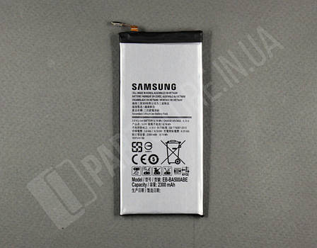 Акумулятор Samsung A500 A5 2015 (EB-BA500ABE) GH43-04337B сервісний оригінал, фото 3