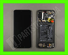 Дисплей Huawei P20 Pro Black (02351WQK) сервісний оригінал у зборі з рамкою, акб і датчиками