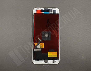 Дисплей iPhone 8 (4.7") White Original 100% з рамкою (відновлене скло, Sharp/Toshiba), фото 2