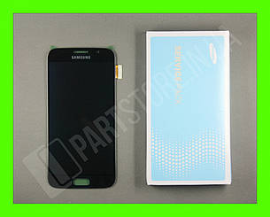 Дисплей Samsung G920 Black S6 (GH96-17260A) сервісний оригінал, фото 1