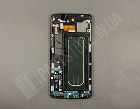 Дисплей Samsung G928 Silver S6 Edge Plus (GH97-17819D) сервісний оригінал у зборі з рамкою, фото 3