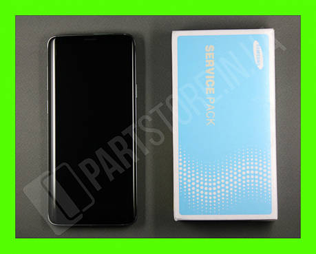 Дисплей Samsung G965 Black S9+ (GH97-21691A) сервісний оригінал у зборі з рамкою, фото 2