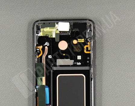 Дисплей Samsung G965 Black S9+ (GH97-21691A) сервісний оригінал у зборі з рамкою, фото 2