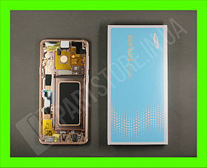 Дисплей Samsung g965 Gold s9+ (GH97-20470F) сервісний оригінал в зборі з рамкою, фото 2