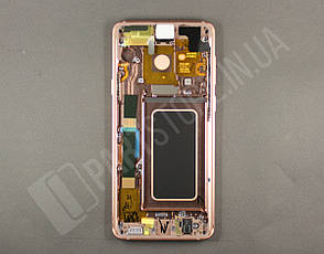 Дисплей Samsung g965 Gold s9+ (GH97-20470F) сервісний оригінал в зборі з рамкою, фото 2
