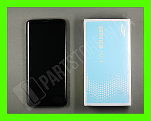 Дисплей Samsung G965 Grey S9+ (GH97-21691C) сервісний оригінал у зборі з рамкою, фото 2