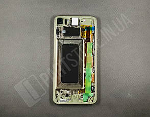 Дисплей Samsung G970 Yellow S10e (GH82-18852G) сервісний оригінал у зборі з рамкою, фото 4