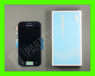 Дисплей Samsung J110 Black J1 2015 (GH97-17843B) сервісний оригінал, фото 2