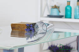 М'яке скло 1 мм, Туреччина, прозора силіконова накладка для захисту столів, поличок, тумбочок і ін меблів, фото 2