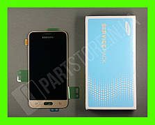 Дисплей Samsung J120 Gold J1 2016 (GH97-18224B) сервісний оригінал