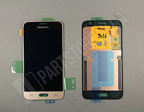 Дисплей Samsung J120 Gold J1 2016 (GH97-18224B) сервісний оригінал, фото 2