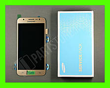 Дисплей Samsung J500 Gold J5 2015 (GH97-17667C) сервісний оригінал