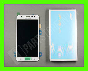 Дисплей Samsung J500 White J5 2015 (GH97-17667A) сервісний оригінал, фото 2