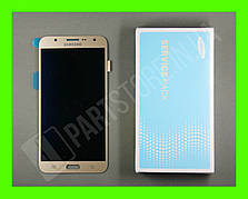 Дисплей Samsung J700 Gold J7 2015 (GH97-17670B) сервісний оригінал