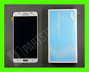 Дисплей Samsung J710 White J7 2016 (GH97-18855C) сервісний оригінал, фото 1