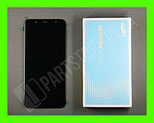 Дисплей Samsung J810 Black J8 2018 (GH97-22145A) сервісний оригінал