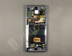 Дисплей Samsung N970 Black Note 10 (GH82-20818A) сервісний оригінал у зборі з рамкою, фото 2