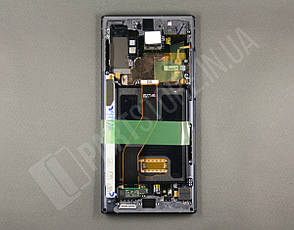 Дисплей Samsung n975 black note 10+ (GH82-20838A) сервісний оригінал в зборі з рамкою, фото 2