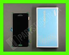 Дисплей Samsung A310 Black A3 2016 (GH97-18249B) сервісний оригінал