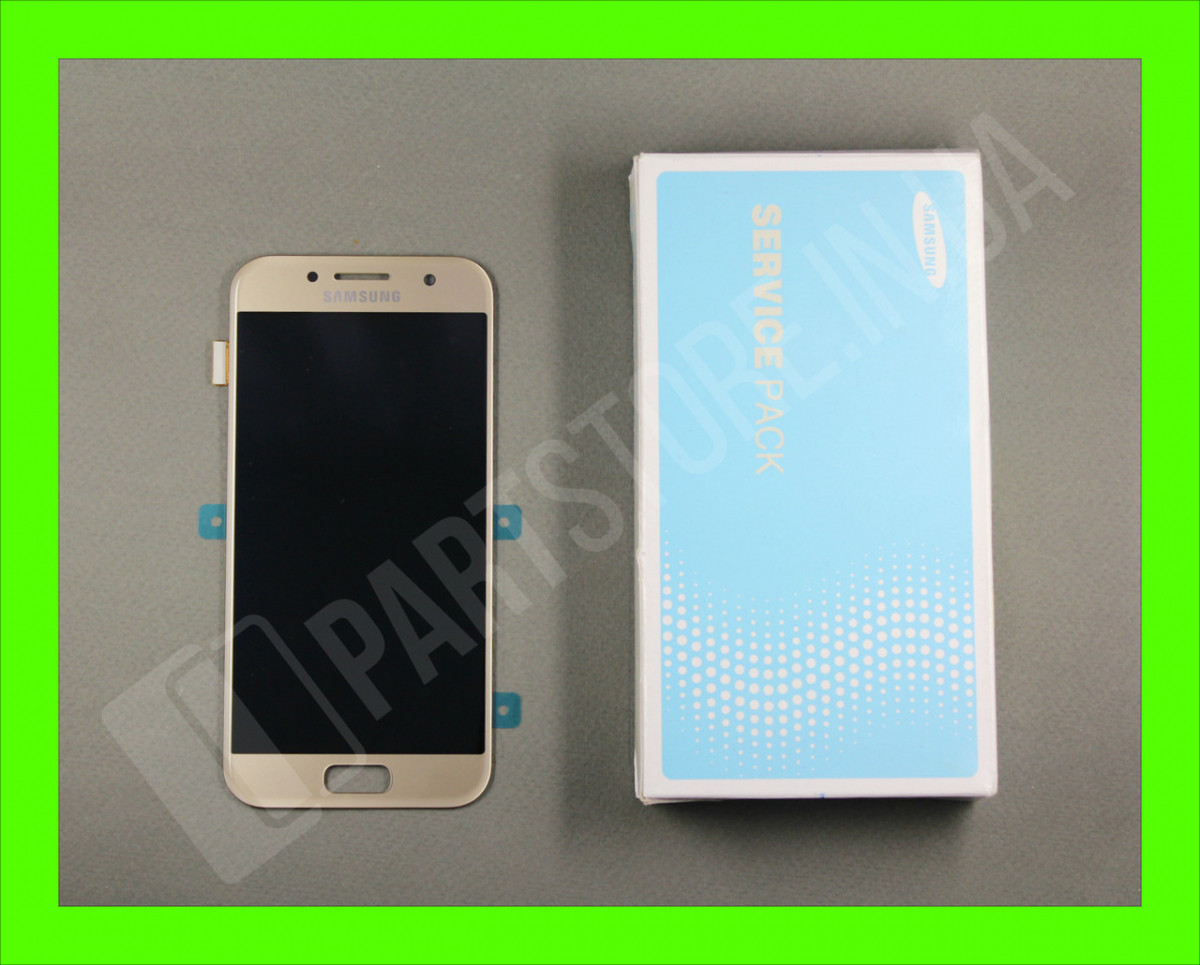 Дисплей Samsung A320 Gold A3 2017 (GH97-19732B) сервісний оригінал