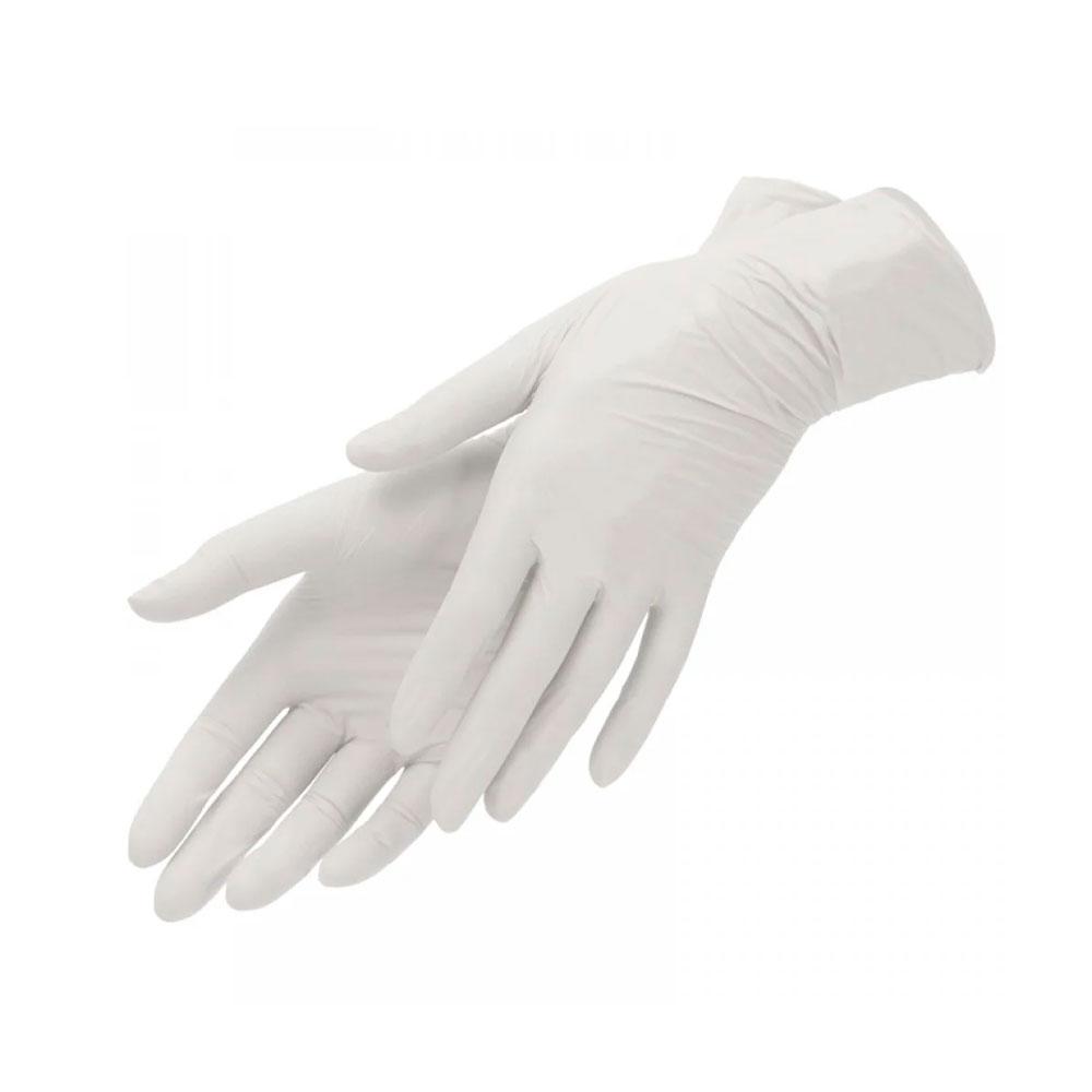Рукавиці Латексні Medicom Safetouch Latex Неопудрені (100 шт./пач.) Натурального кольору, фото 1