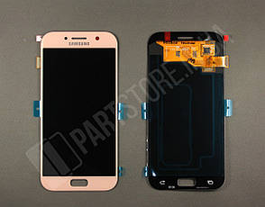 Дисплей Samsung A520 Pink A5 2017 (GH97-19733D) сервісний оригінал, фото 3