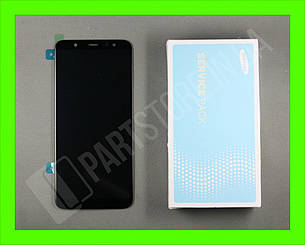 Дисплей Samsung A605 Black A6+ 2018 (GH97-21878A) сервісний оригінал, фото 1